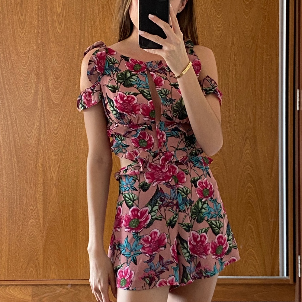 FOR LOVE AND LEMONS CHURRO ROMPER